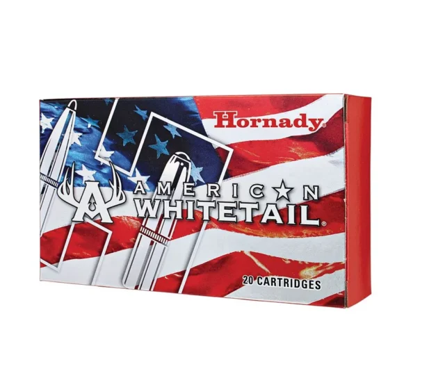 Hornady American Whitetail Ammunition 6.5 Creedmoor 129 Grain Interlock Spire Point, 500 Rds