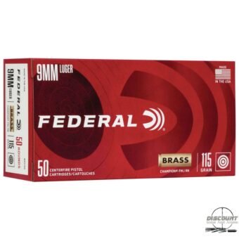 Federal Champion 9mm Luger 115grains 500 Rounds