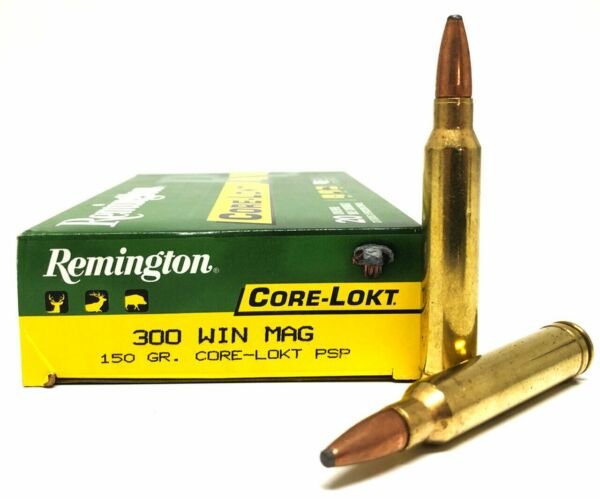 Remington Core-Lokt - 300 Winchester Magnum - 150 Grain PSP - 500 Rounds