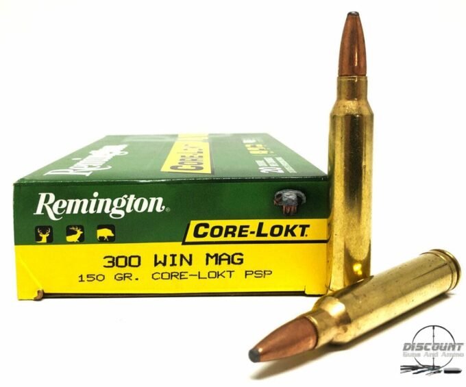 Remington Core-Lokt - 300 Winchester Magnum - 150 Grain PSP - 500 Rounds