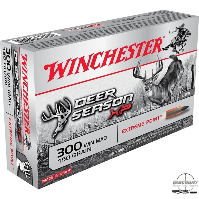 Winchester Deer Season XP Copper Impact - 300 Winchester Magnum - 150 Grain Copper Extreme Point - 500 Rounds