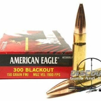 Federal American Eagle - 300 AAC Blackout - 150 Grain FMJ - 500 Rounds