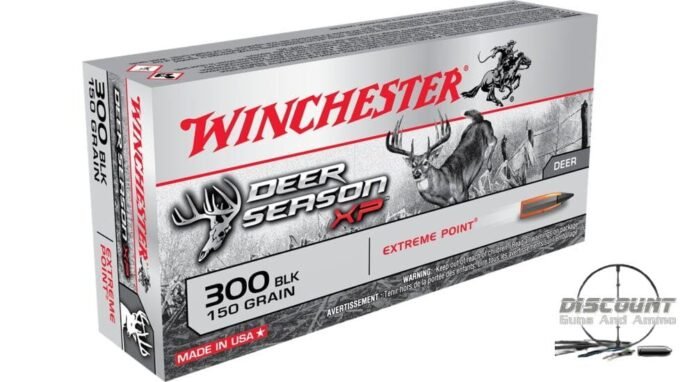 Winchester DEER SEASON XP .300 AAC Blackout 150 grain - 500 Rds