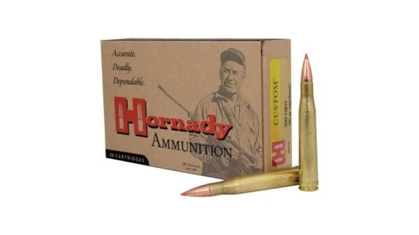 Hornady Custom .300 H&H Magnum 180 Grain InterBond Centerfire 500 ROUNDS