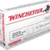 sales of discount guns and ammo - Winchester USA RIFLE .223 Remington 55 grain Full Metal Jacket (FMJ) Brass