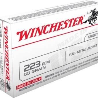 sales of discount guns and ammo - Winchester USA RIFLE .223 Remington 55 grain Full Metal Jacket (FMJ) Brass