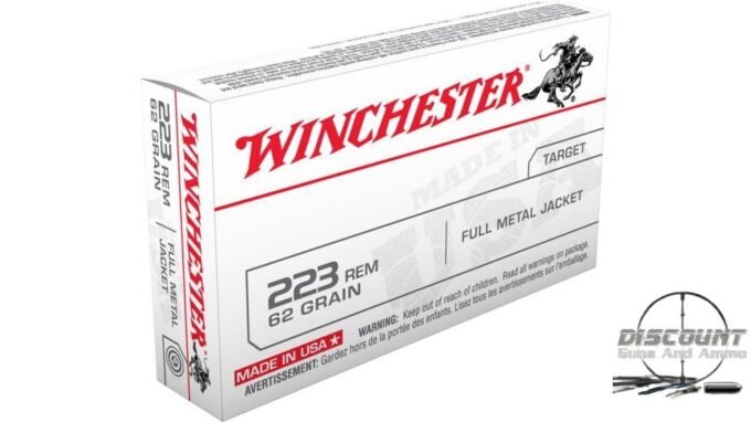 Winchester USA RIFLE .223 Remington 62 grain 500 Rounds