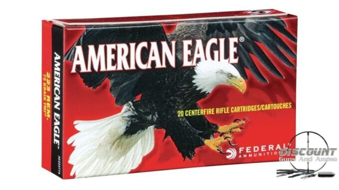 Federal Premium .223 Remington 75 grain Total Metal Jacket Centerfire Rifle, 500 Rounds