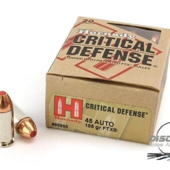 Hornady Critical Defense - 45 ACP - 185 Grain FTX - 500 Rounds
