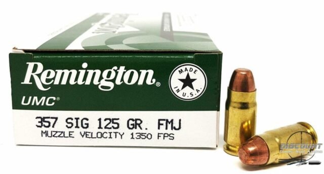 Remington UMC - 357 Sig - 125 Grain MC - 500 Rounds