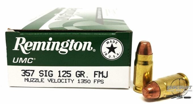 Remington UMC - 357 Sig - 125 Grain MC - 500 Rounds