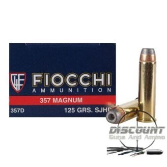 Fiocchi - 357 Mag - 125 gr SJHP - 500 Rounds