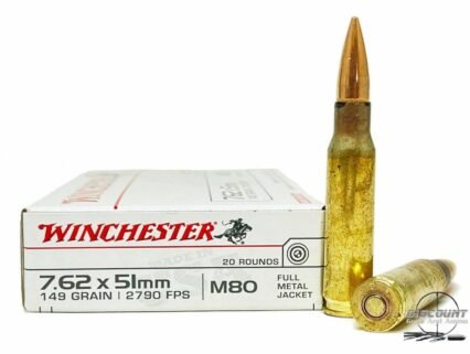 Winchester - 7.62x51 - 149 Grain FMJ M80 - 500 Rounds