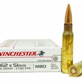 Winchester - 7.62x51 - 149 Grain FMJ M80 - 500 Rounds