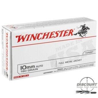 Winchester 10mm Auto 180 Grain FMJ, Target shooting, 500 Rounds
