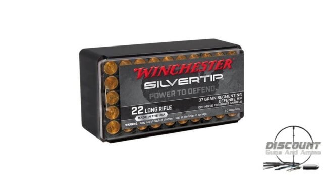 Winchester Win Ammo Silvertip .22lr 37gr. Hp Silvertip 50-pack W22LRST Caliber