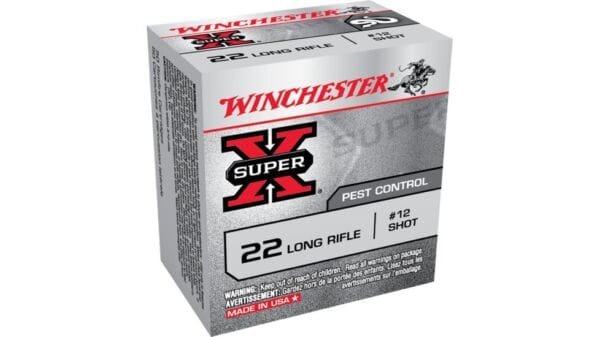 Winchester Pest Control SUPER-X RIMFIRE .22 Long Rifle 25 grain #12 Shot Rimfire Ammunition X22LRS