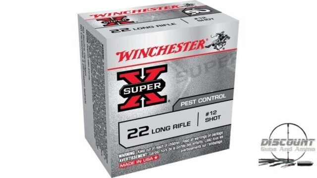 Winchester Pest Control SUPER-X RIMFIRE .22 Long Rifle 25 grain #12 Shot Rimfire Ammunition X22LRS