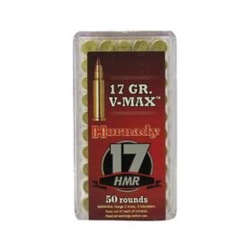 Hornady Varmint Express Rimfire .17 Hornady Magnum Rimfire 17 Grain V-MAX Rimfire Ammunition 83170