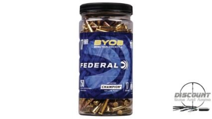 Federal Premium BYOB .17 Hornady Magnum Rimfire 17 grain Jacketed Hollow Point Rimfire Ammunition 770BTL250
