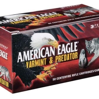 Federal Premium VARMINT / PREDATOR .22 Hornet 35 grain Tipped Varmint, 500 Rounds