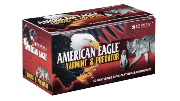 Federal Premium VARMINT / PREDATOR .22 Hornet 35 grain Tipped Varmint, 500 Rounds