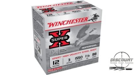 Winchester SUPER-X SHOTSHELL 12 Gauge 1 1/8 oz 3" Centerfire Shotgun Ammunition, 500 Rounds