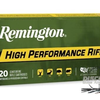 Remington High Performance Rifle Ammunition 375 Remington Ultra Magnum 270 Grain Soft Point, 500