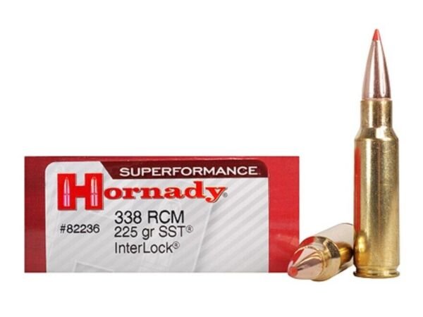 Hornady Superformance SST Ammunition 338 Ruger Compact Magnum 225 Grain, 500 Rounds