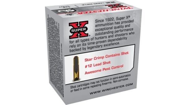 Winchester Pest Control SUPER-X RIMFIRE .22 Long Rifle 25 grain Rimfire Ammunition X22LRS, 500 Rounds - Image 2