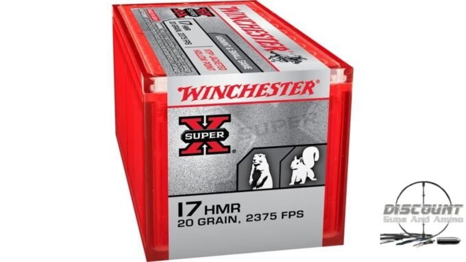 Winchester SUPER-X RIMFIRE .17 Hornady Magnum Rimfire 20 grain XTP Jacketed Hollow Point Rimfire X17HMR1, 500 Rounds - Image 2