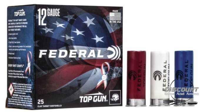 Federal Premium Top Gun 12 Gauge 1 1/8 oz 2 3/4 in Centerfire Shotgun Ammunition, 500 Rounds