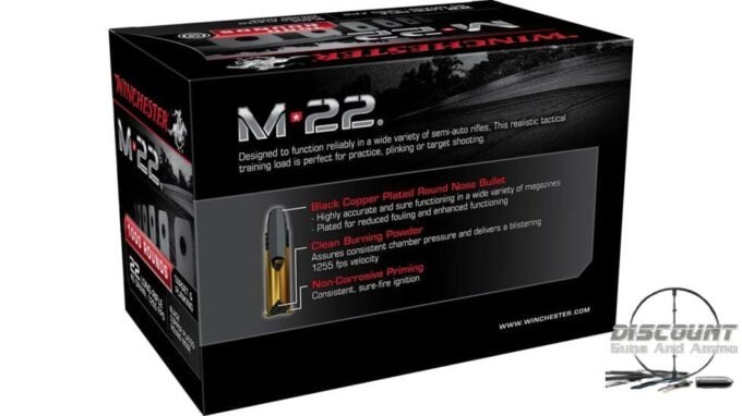 Winchester M-22 .22 Long Rifle 40 grain Copper Plated Lead Round Nose Rimfire Ammunition S22LRT Caliber: .22 Long Rifle, 1000 Rounds - Image 3