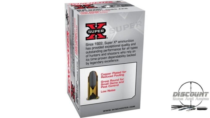 Winchester SUPER-X RIMFIRE .22 Short 29 grain Copper Plated Lead Round Nose X22S 500 Rounds - Image 3