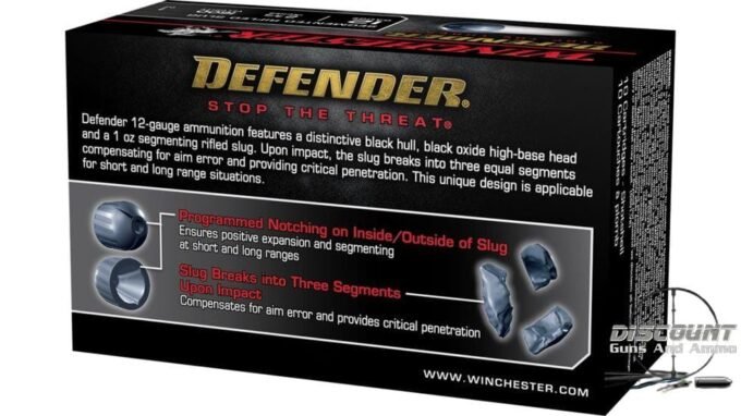 Winchester DEFENDER SHOTSHELL 12 Gauge 1 oz 2.75" Centerfire Shotgun Slug Ammunition, 500 Rounds - Image 2