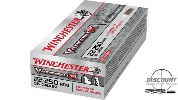 Winchester VARMINT X RIFLE .22-250 Remington 55 grain Rapid Expansion Polymer Tip Centerfire, 500 Rounds - Image 3