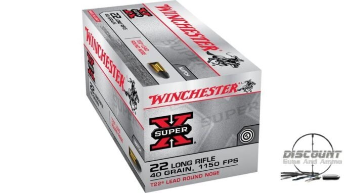 Winchester SUPER-X RIMFIRE .22 Long Rifle 40 grain T22 Lead Round Nose Rimfire Ammunition XT22LR, 500 Rds - Image 3