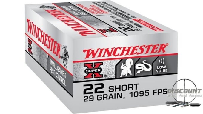 Winchester SUPER-X RIMFIRE .22 Short 29 grain Copper Plated Lead Round Nose X22S 500 Rounds - Image 4