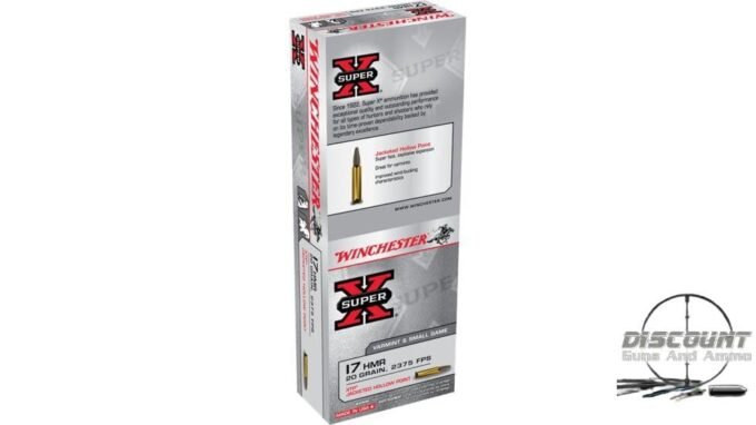 Winchester SUPER-X RIMFIRE .17 Hornady Magnum Rimfire 20 grain XTP Jacketed Hollow Point Rimfire X17HMR1, 500 Rounds - Image 4