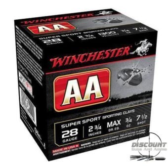 Winchester AA Super Sport 28 Gauge Ammuntion 500 Rounds