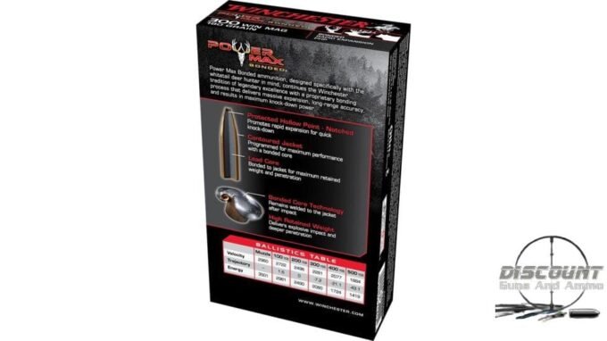 Winchester POWER MAX BONDED .300 Winchester Magnum 180 grain Bonded Rapid Expansion Protected Hollow Point - 500 Rounds - Image 3