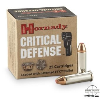 Hornady Critical Defense, .38 Special, FTX, 110 Grain, 500 Rounds