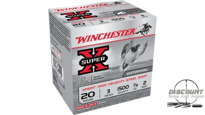 Winchester SUPER-X SHOTSHELL 20 Gauge 7/8 oz 3" Centerfire Shotgun Ammo, 500 Rounds