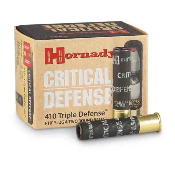 Hornady Triple Defense 410 Bore, 2 1/2", FTX Slug