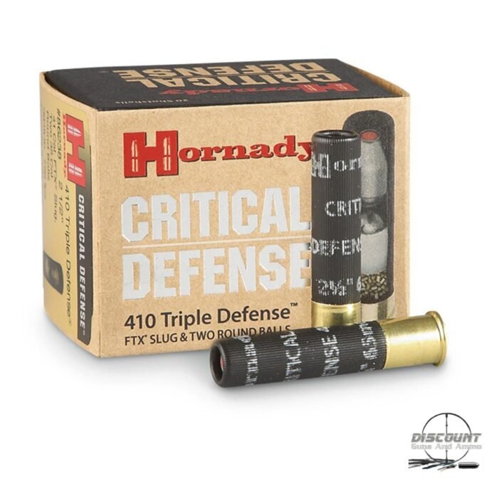 Hornady Triple Defense 410 Bore, 2 1/2", FTX Slug