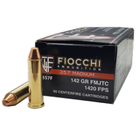 Fiocchi - 357 Mag - 142 Grain FMJTC - 500 Rounds