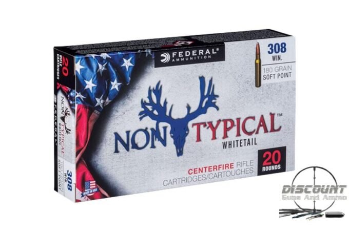 Federal 308 Winchester 180 gr Non-Typical Soft Point 500Rds