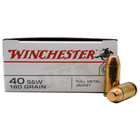 WINCHESTER 40 S&W 180 Grain AMMUNITION BRASS 500 ROUNDS