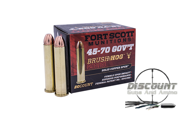 45/70 Government 325gr. Brass Monolithic 500 Rds