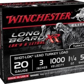 Winchester LONG BEARD XR 20 Gauge 1 1/4 oz 3" Centerfire Shotgun Ammunition, 500 Rounds